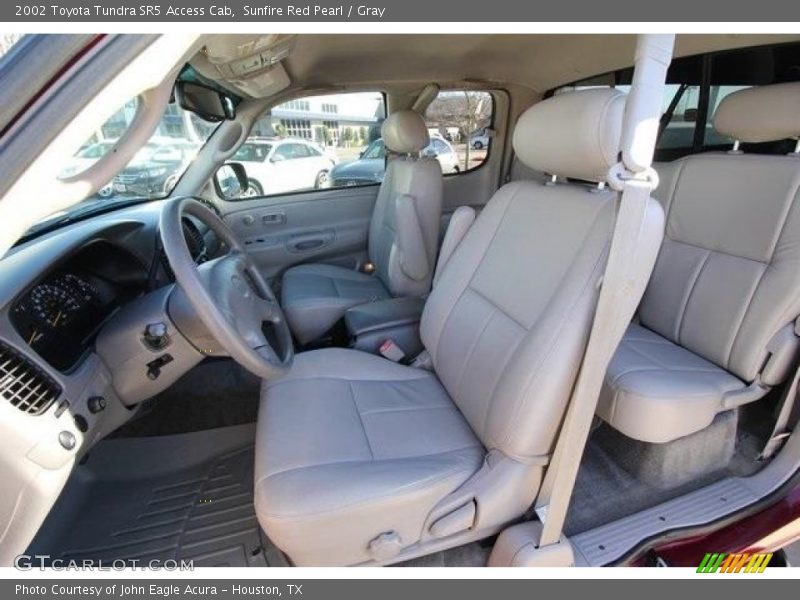 Sunfire Red Pearl / Gray 2002 Toyota Tundra SR5 Access Cab