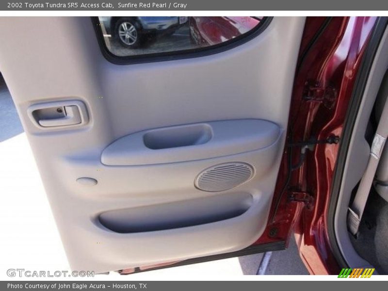 Sunfire Red Pearl / Gray 2002 Toyota Tundra SR5 Access Cab