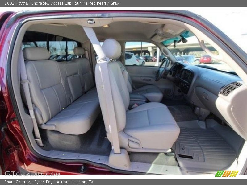 Sunfire Red Pearl / Gray 2002 Toyota Tundra SR5 Access Cab