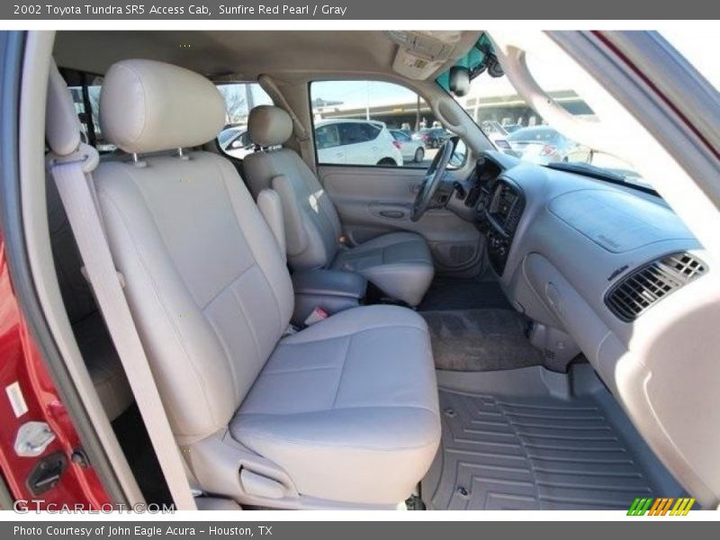 Sunfire Red Pearl / Gray 2002 Toyota Tundra SR5 Access Cab