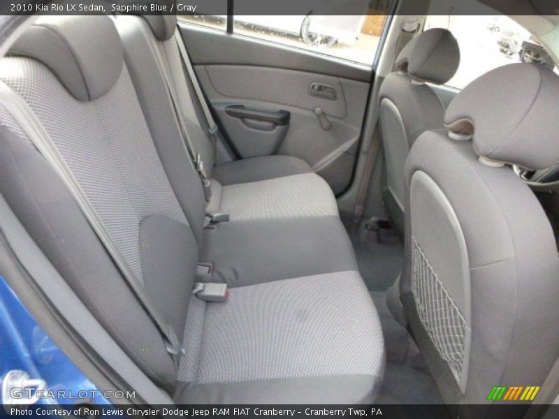 Sapphire Blue / Gray 2010 Kia Rio LX Sedan