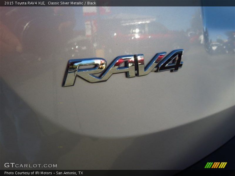 Classic Silver Metallic / Black 2015 Toyota RAV4 XLE