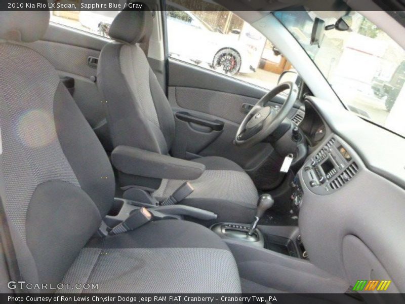 Sapphire Blue / Gray 2010 Kia Rio LX Sedan