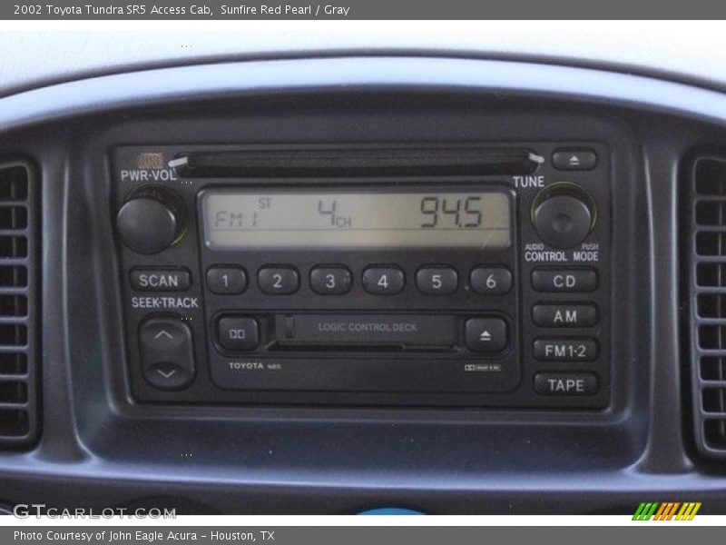 Sunfire Red Pearl / Gray 2002 Toyota Tundra SR5 Access Cab