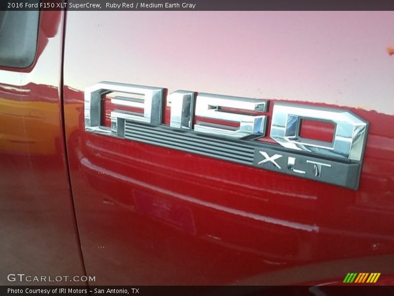 Ruby Red / Medium Earth Gray 2016 Ford F150 XLT SuperCrew