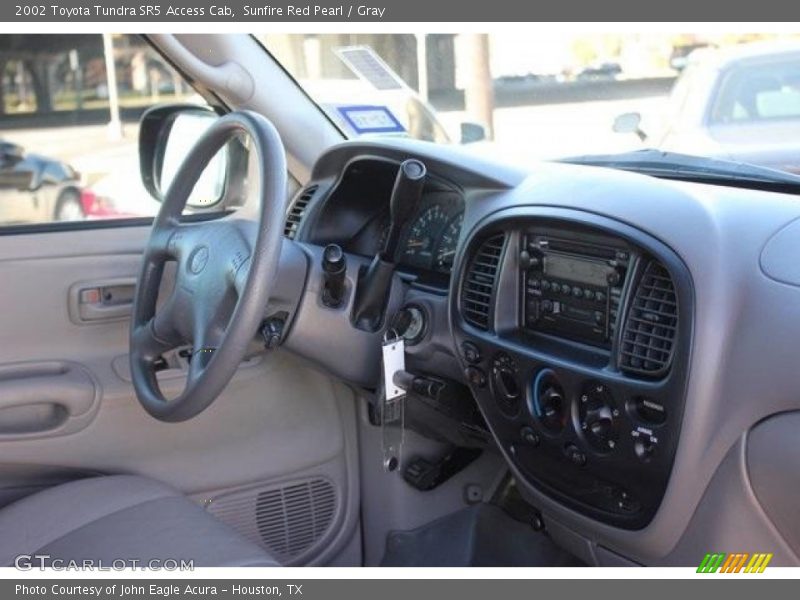 Sunfire Red Pearl / Gray 2002 Toyota Tundra SR5 Access Cab