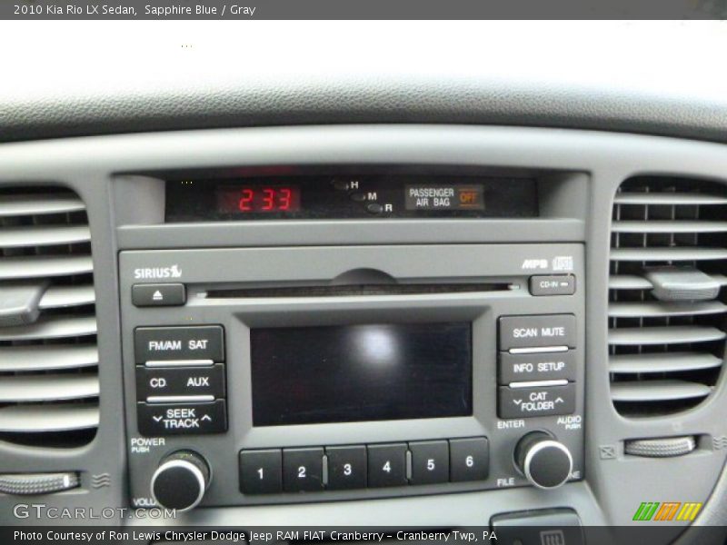 Sapphire Blue / Gray 2010 Kia Rio LX Sedan