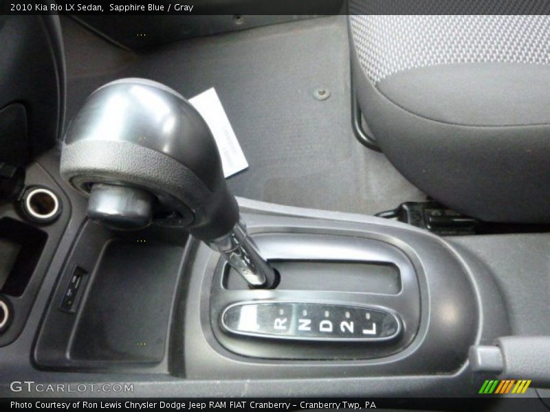 Sapphire Blue / Gray 2010 Kia Rio LX Sedan