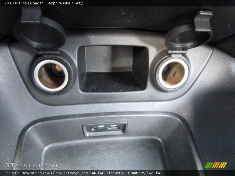 Sapphire Blue / Gray 2010 Kia Rio LX Sedan