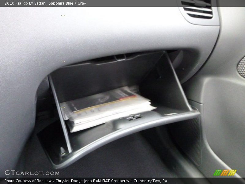 Sapphire Blue / Gray 2010 Kia Rio LX Sedan