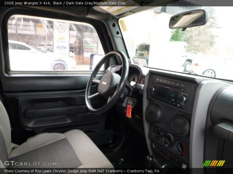 Black / Dark Slate Gray/Medium Slate Gray 2008 Jeep Wrangler X 4x4