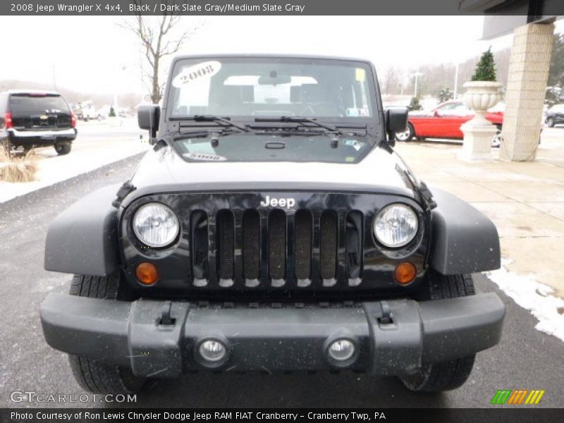 Black / Dark Slate Gray/Medium Slate Gray 2008 Jeep Wrangler X 4x4