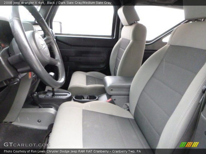 Black / Dark Slate Gray/Medium Slate Gray 2008 Jeep Wrangler X 4x4