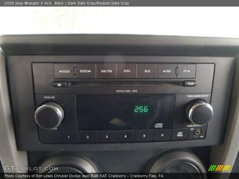 Black / Dark Slate Gray/Medium Slate Gray 2008 Jeep Wrangler X 4x4