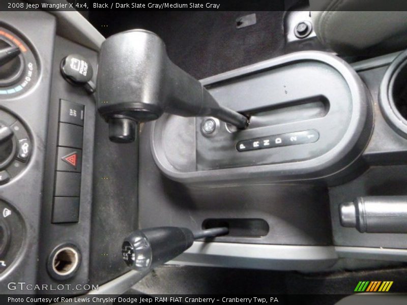 Black / Dark Slate Gray/Medium Slate Gray 2008 Jeep Wrangler X 4x4