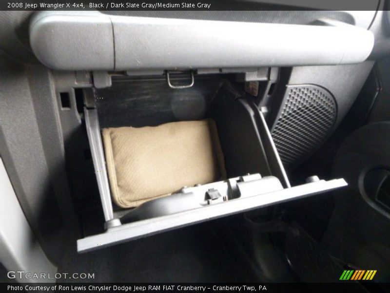 Black / Dark Slate Gray/Medium Slate Gray 2008 Jeep Wrangler X 4x4