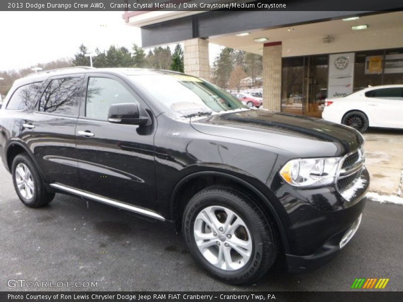 Granite Crystal Metallic / Dark Graystone/Medium Graystone 2013 Dodge Durango Crew AWD