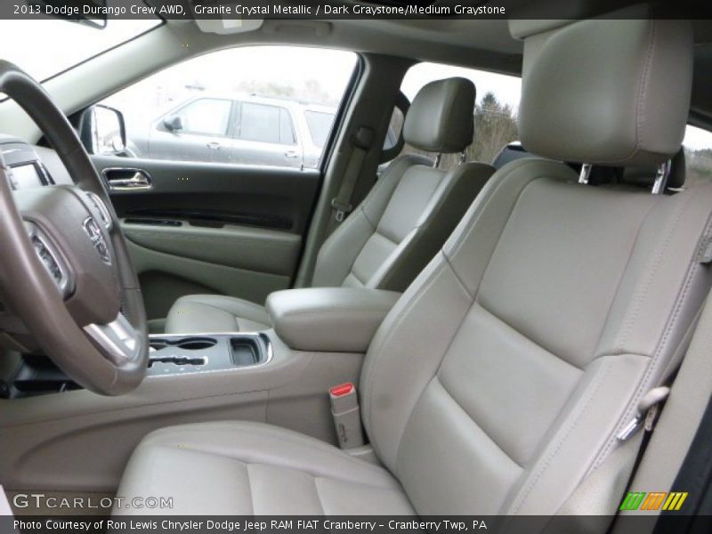 Granite Crystal Metallic / Dark Graystone/Medium Graystone 2013 Dodge Durango Crew AWD