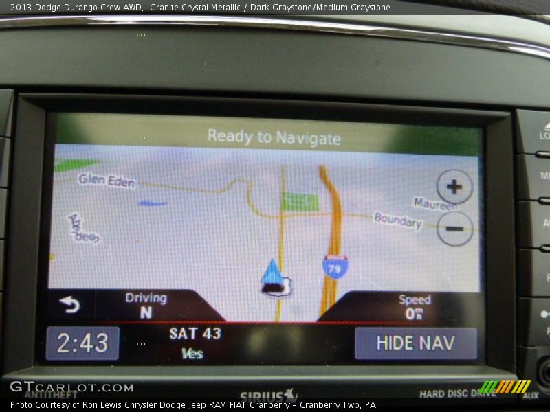 Granite Crystal Metallic / Dark Graystone/Medium Graystone 2013 Dodge Durango Crew AWD