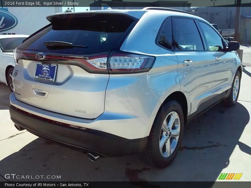 Ingot Silver / Ebony 2016 Ford Edge SE
