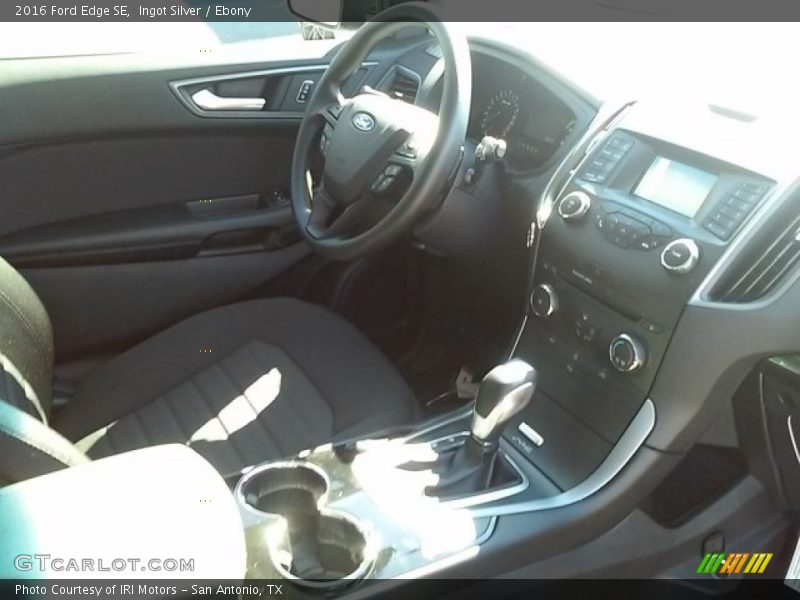 Ingot Silver / Ebony 2016 Ford Edge SE