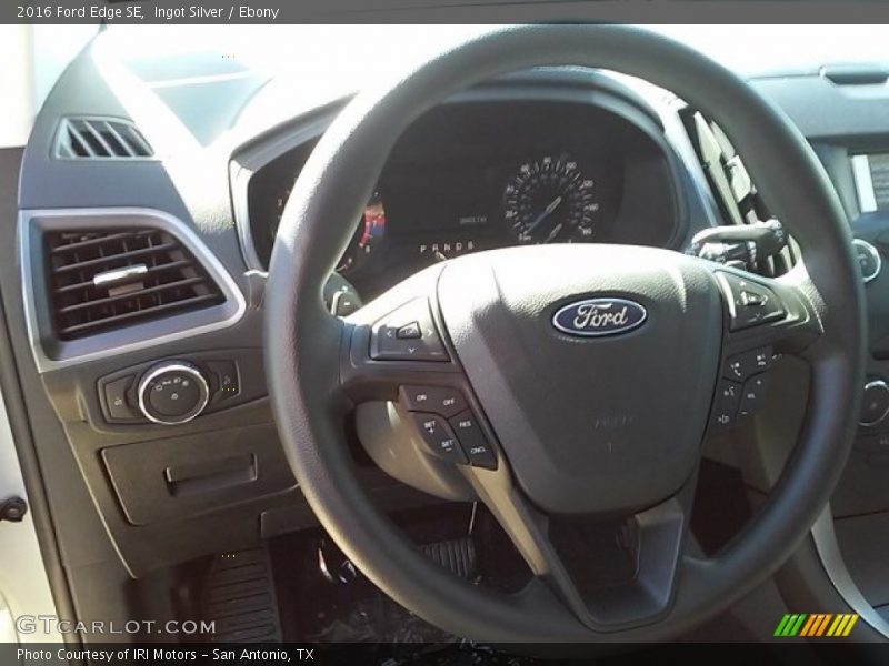 Ingot Silver / Ebony 2016 Ford Edge SE