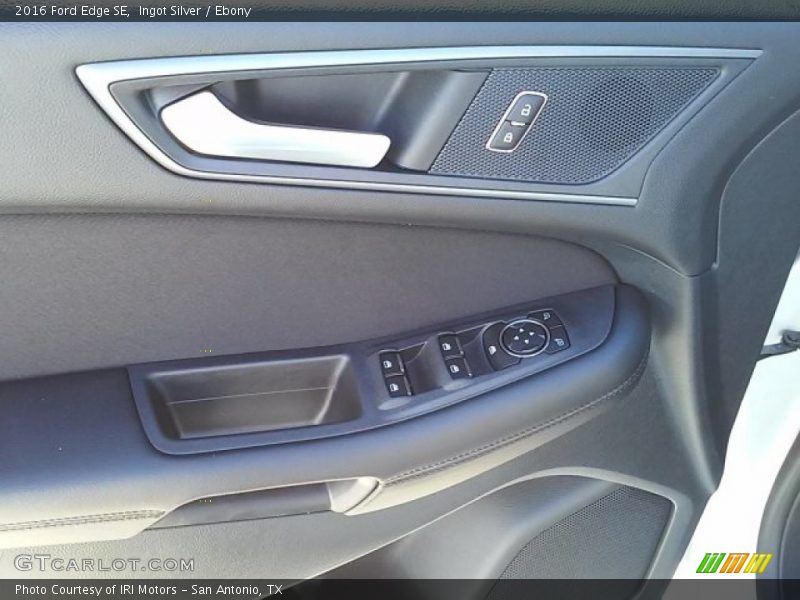 Ingot Silver / Ebony 2016 Ford Edge SE