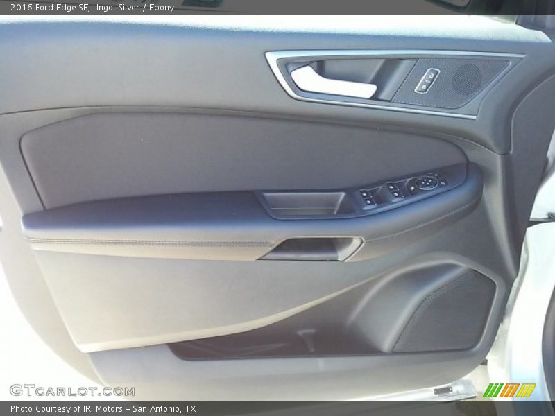 Ingot Silver / Ebony 2016 Ford Edge SE