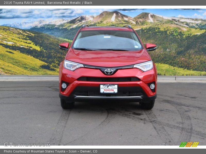 Barcelona Red Metallic / Black 2016 Toyota RAV4 Limited