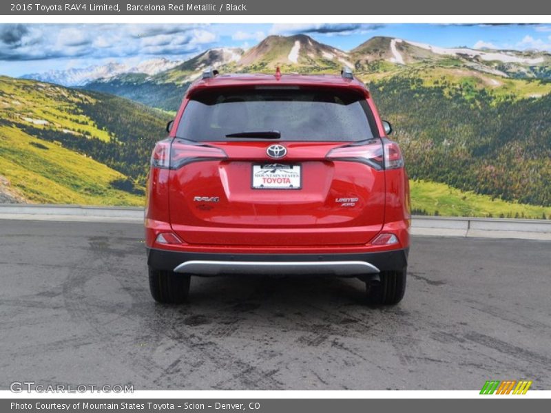 Barcelona Red Metallic / Black 2016 Toyota RAV4 Limited