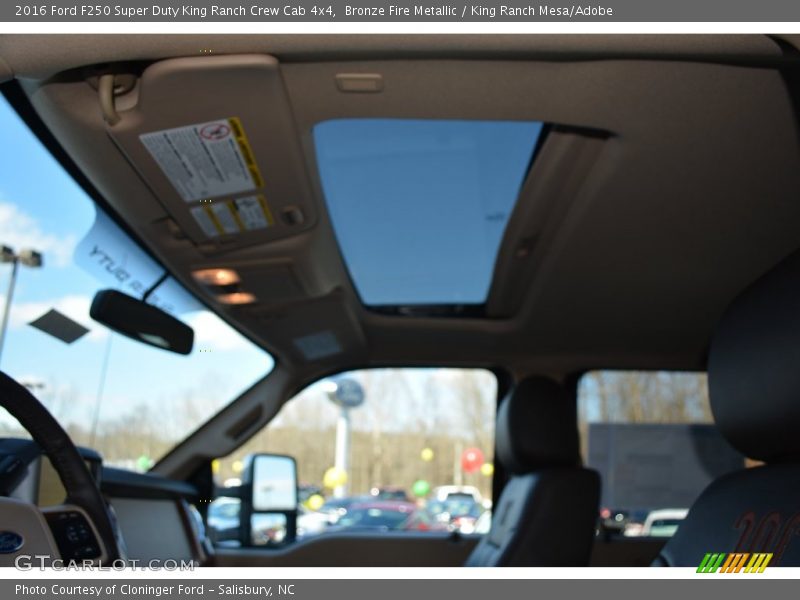 Bronze Fire Metallic / King Ranch Mesa/Adobe 2016 Ford F250 Super Duty King Ranch Crew Cab 4x4