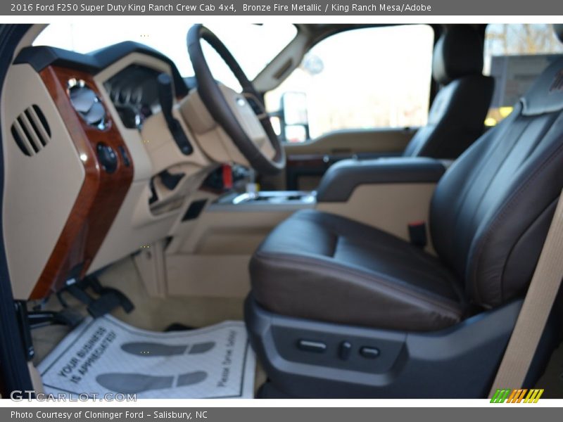 Bronze Fire Metallic / King Ranch Mesa/Adobe 2016 Ford F250 Super Duty King Ranch Crew Cab 4x4