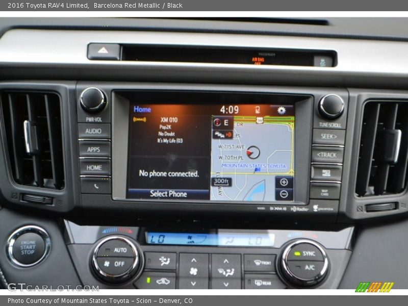Barcelona Red Metallic / Black 2016 Toyota RAV4 Limited