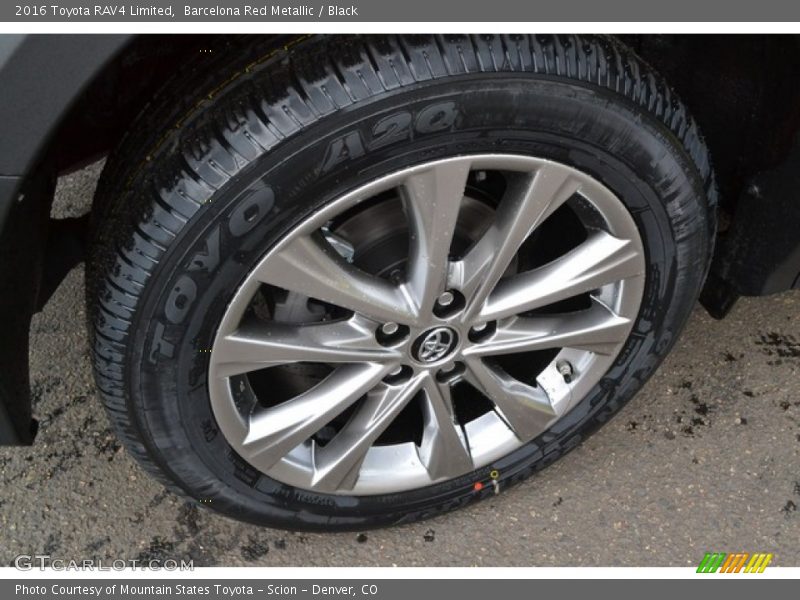 Barcelona Red Metallic / Black 2016 Toyota RAV4 Limited