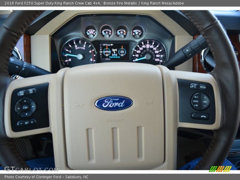 Bronze Fire Metallic / King Ranch Mesa/Adobe 2016 Ford F250 Super Duty King Ranch Crew Cab 4x4