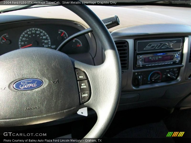 Silver Metallic / Heritage Graphite Grey 2004 Ford F150 STX Heritage SuperCab