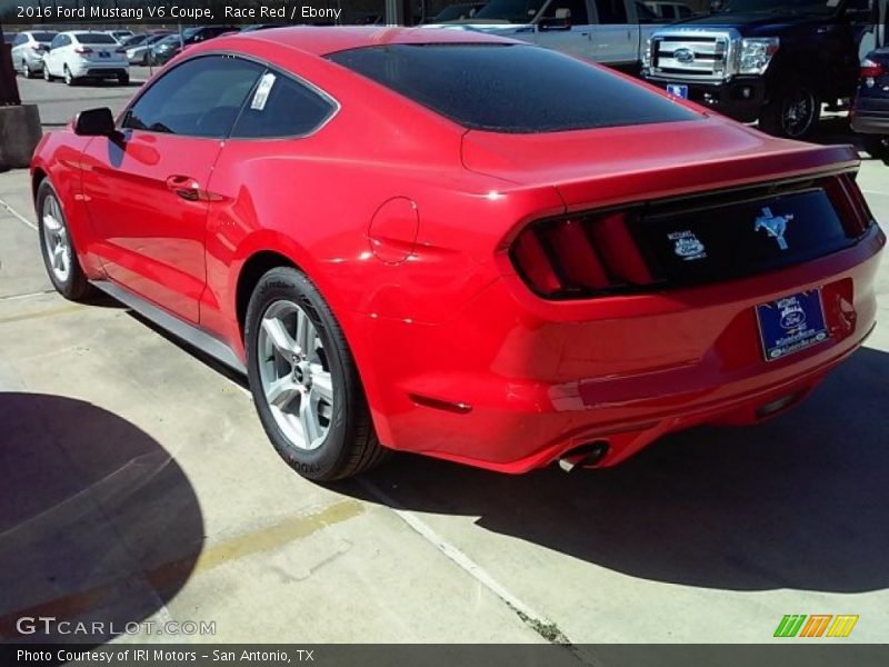 Race Red / Ebony 2016 Ford Mustang V6 Coupe