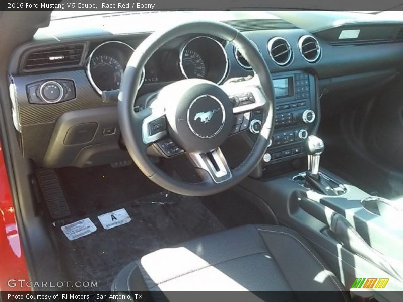 Race Red / Ebony 2016 Ford Mustang V6 Coupe