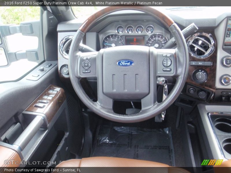  2016 F250 Super Duty Platinum Crew Cab 4x4 Steering Wheel