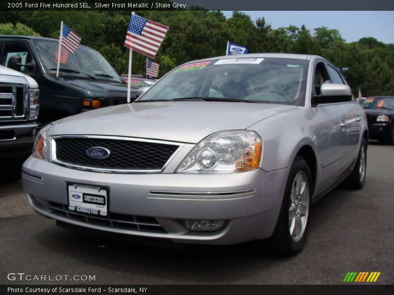 Silver Frost Metallic / Shale Grey 2005 Ford Five Hundred SEL