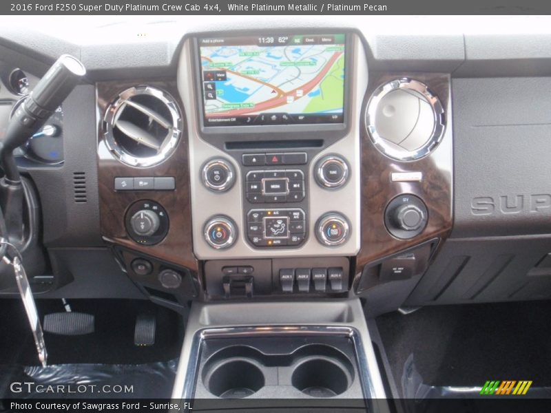 Controls of 2016 F250 Super Duty Platinum Crew Cab 4x4