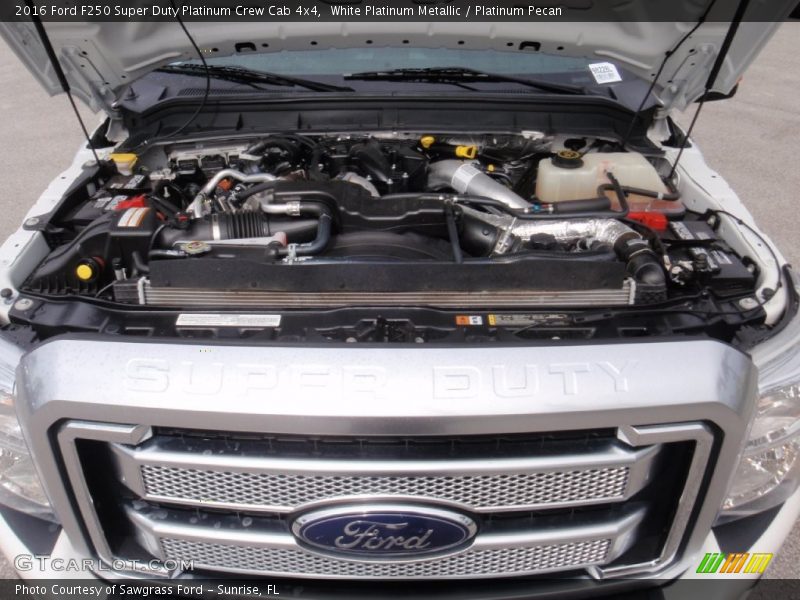  2016 F250 Super Duty Platinum Crew Cab 4x4 Engine - 6.7 Liter Power Stroke OHV 32-Valve Turbo-Diesel V8