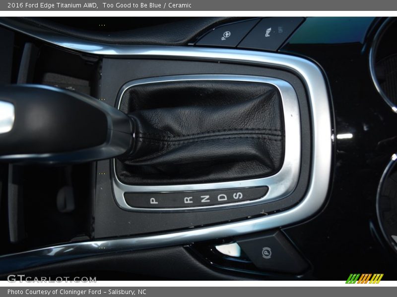 Too Good to Be Blue / Ceramic 2016 Ford Edge Titanium AWD