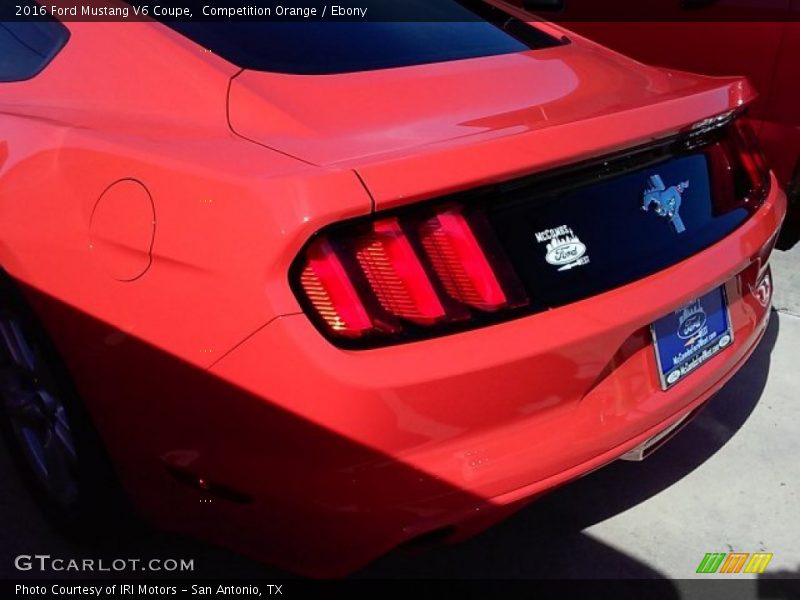 Competition Orange / Ebony 2016 Ford Mustang V6 Coupe