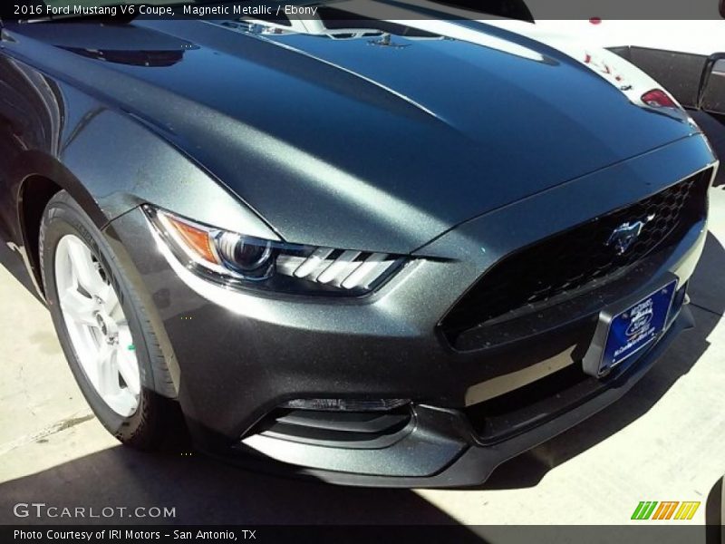 Magnetic Metallic / Ebony 2016 Ford Mustang V6 Coupe