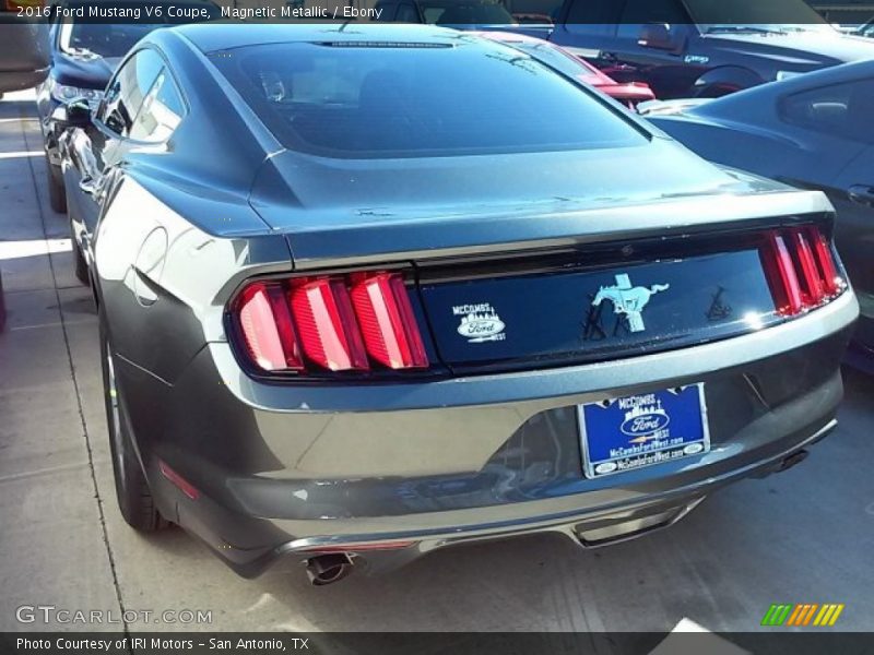 Magnetic Metallic / Ebony 2016 Ford Mustang V6 Coupe