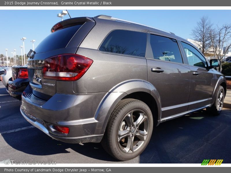 Granite Crystal Metallic / Black 2015 Dodge Journey Crossroad