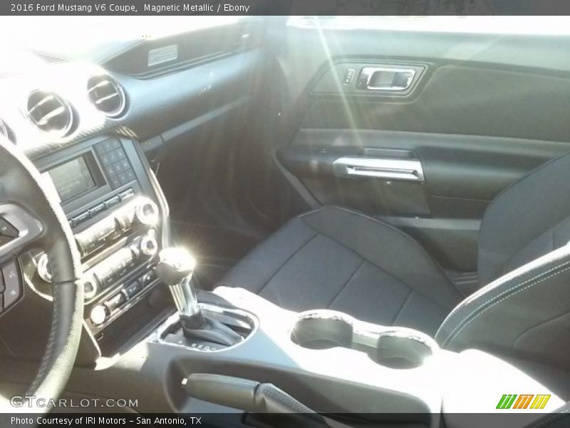 Magnetic Metallic / Ebony 2016 Ford Mustang V6 Coupe