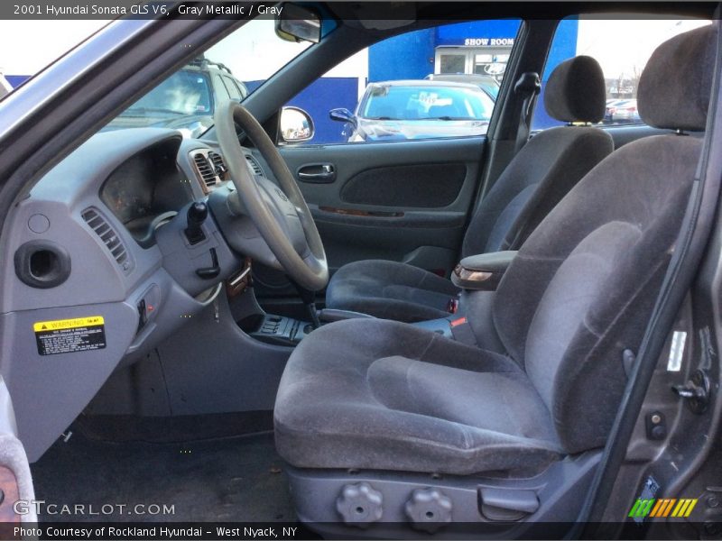  2001 Sonata GLS V6 Gray Interior