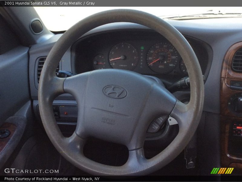 Gray Metallic / Gray 2001 Hyundai Sonata GLS V6